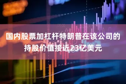 国内股票加杠杆特朗普在该公司的持股价值接近23亿美元