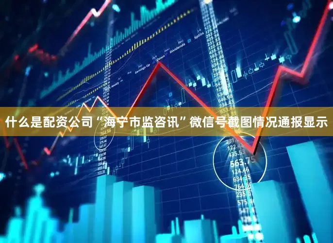 什么是配资公司“海宁市监咨讯”微信号截图　　情况通报显示